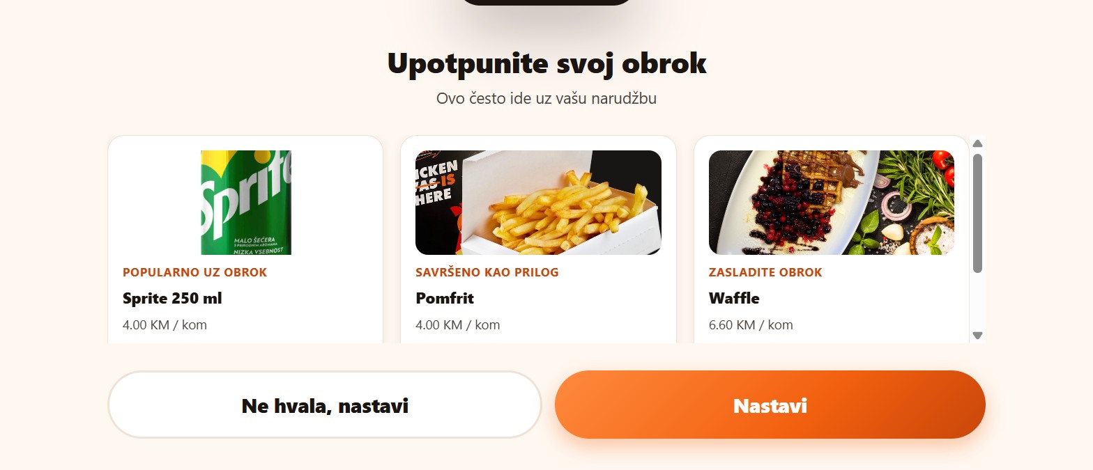 Upotpunite svoj obrok — predlog dodataka
